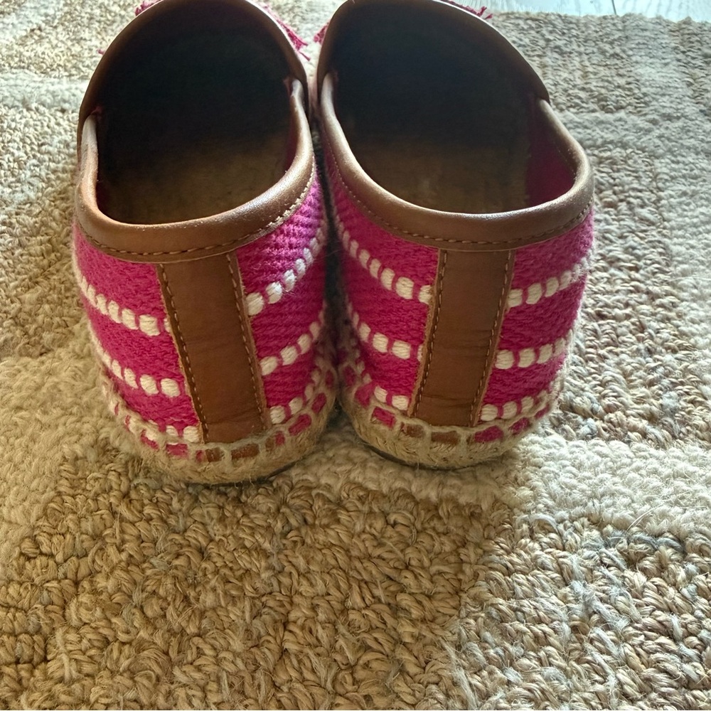 Tory Burch Sz 6 Pink Espadrilles - Picture 4 of 7
